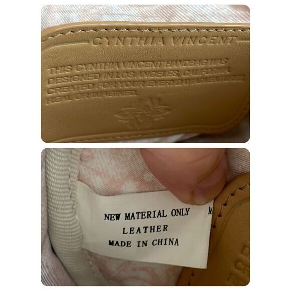 Cynthia Vincent Round Circular Ikat Print Hair Calf Leather Crossbody Bag - Picture 8 of 11